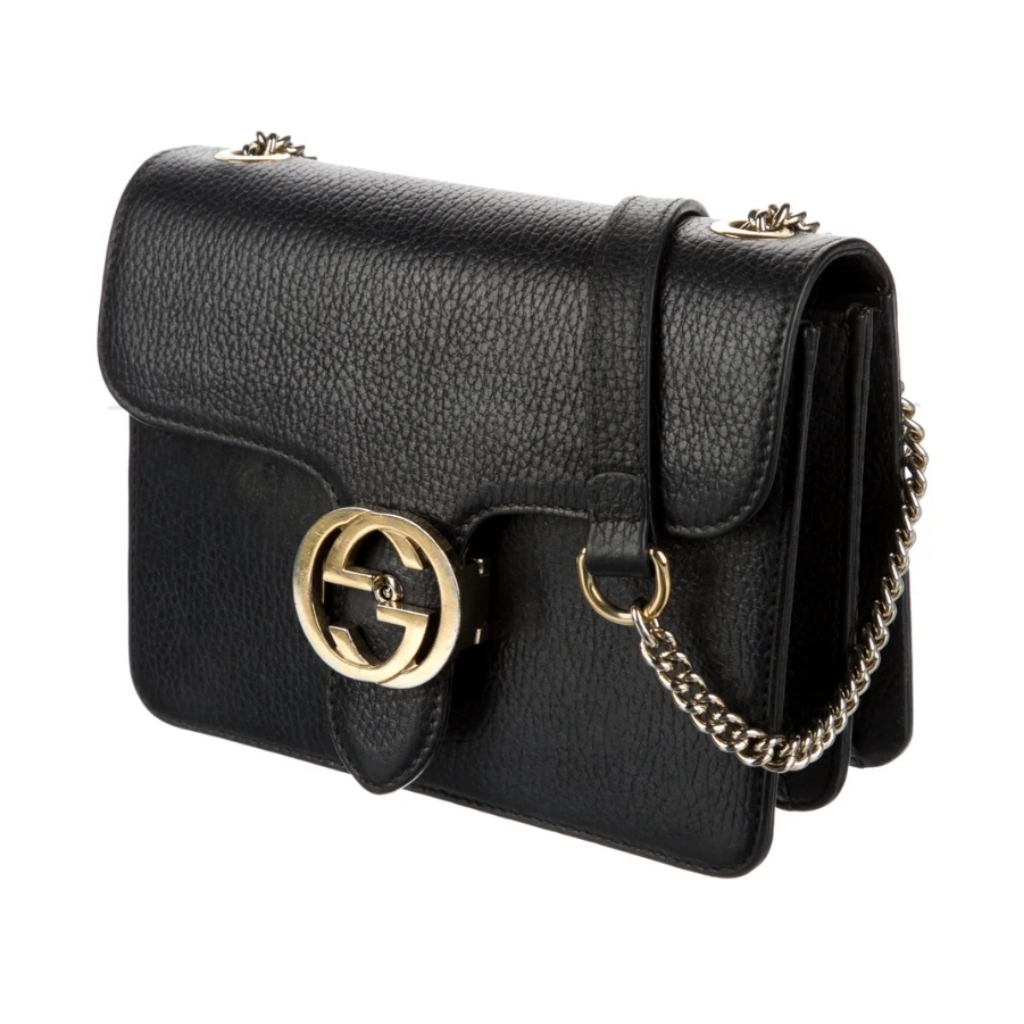 Authentic Gucci Interlocking Shoulder Bag In Great Condition